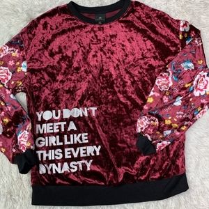 Plus Disney Princess Mulan Velevet Popover